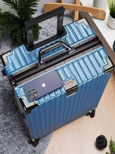 Ultra-Light Aluminum Frame Travel Bag Luggage Box with Password Universal Wheels Large Capacity Pull for Men 20 24 26 Inches