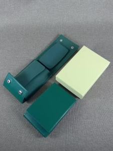 Men Women Watch Storage Portable Dust Watch Box Green Travel PU Leather Flannel Bag for Seiko Explorer Submarine Daytona Watch