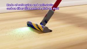 Đầu Chổi Mềm Laser Slim Detect V12 Dyson Đèn LED Xanh Phát Hiện Bụi Phụ Kiện Thay Thế Cho Máy Hút Bụi Cầm Tay Đầu Chổi Sàn.