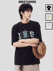 Mesh Patchwork Embroidery Couple T Shirts Summer Casual