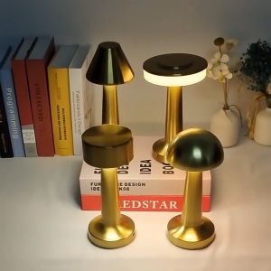 LED Table Lights Retro Bar Coffee 3 Color Table Lamp Touch Sensor Rechargeable Dining Night Light Bar Desktop Decorative lamp