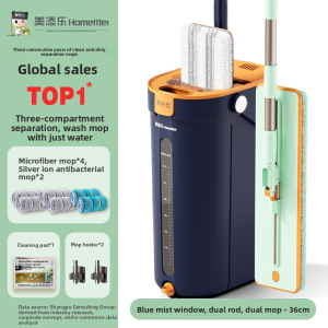 Homettler | Multi-Purpose Flat Mop for Home Dry & Wet Use