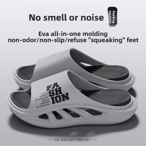 MONLEYTA | 2025 New Mens Slippers Indoor Bathing Thick Bottom Outdoor Wearable EVA Anti-Slip Home Comfortable Summer Slippers