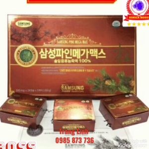 Tinh dầu thông đỏ hàn quốc Keukdong chính hãng hộp 120 viên - Giảm mỡ máu huyết áp phòng ung thư - tranglinh