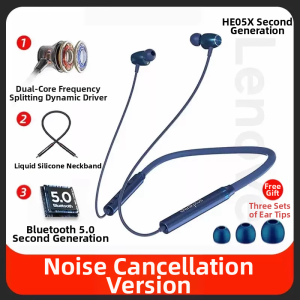 ThinkPlus | Bluetooth Sport Headset Wireless High Fidelity Neckband Noise Cancellation