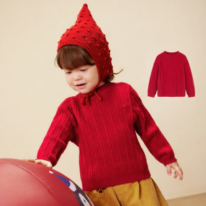 MINI BALA | Soft Cute Mini Girls Blouse Red