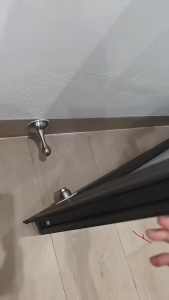 Chặn cửa nam châm hít tường cố định không khoan