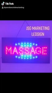 Energy saving light billboard Flashing Mode MASSAGE-LED SIGN (Small-Large)