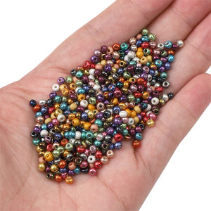 10g High Quality 12/O Metallic Glass Beads for Earring Bracelet Necklace DIY Jewelry Craft Garment Sewing Accessoreis Making