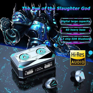 Bluetooth gaming headset noise reduction private model M98 heavy bass large battery ultra-long battery life with breathing light new design Bluetooth headset
