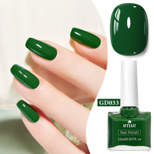 15ml Water-Based Nail Polish Quick Drying Nail Polish Nude Glitter Red Nail Polish OdorlessDurable Peelable Nail Art Varnish