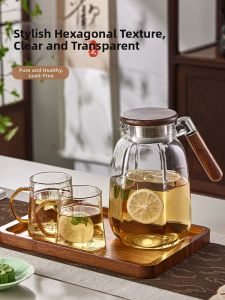 YAGANG | Food Grade Large Capacity Glass Cool Water Pitcher Set For Home Use