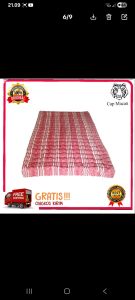 KASUR KAPUK ASLI CAP MACAN 120 X 200 CM PADAT TEBAL EMPUK GRADE A