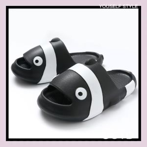 NDDshop รองเท้าแฟชั่นน่ารักๆ รองเท้าแตะน้องปลา นุ่มนิ่มมากแม่, ทำความสะอาดง่าย ใช้เครื่องมือสร้างความสวยที่น่ารัก