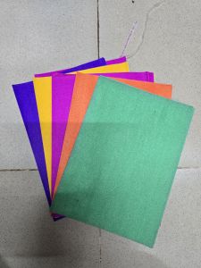 {200 tờ} Giấy cúng ngũ sắc đẹp vải 5 màu 16x22cm