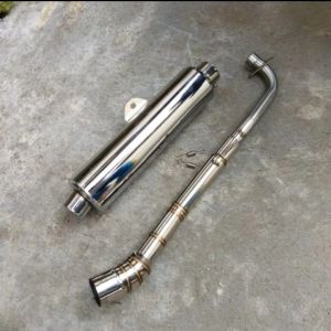 Knalpot bobokan Supra x 125 ckd bass suara adem
