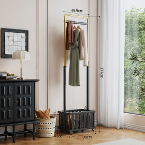 TINGXU | Floor-standing Space-saving Mobile Coat Rack