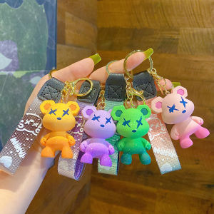 Móc khóa hình gấu bearbrick siêu cute nhiêu màu đẹp  -  moc khoa xe  -  Móc Khóa Đẹp Và Độc Đáo - móc khóa cửa -  Móc khóa phi hành gia