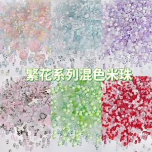 Mixed Color Glass Rice Beads 20g Handmade DIY Materials for Bracelets Necklaces Jewelry Accessories Scattered Beads