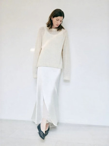 edition | Acetate Irregular Slit Mermaid Womens Skirt