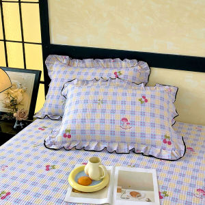 SUNLIGHT HOME 1 Cặp vỏ gối hoa ren 2 chiếc vỏ gối nhiều hoa văn vỏ gối Chất lượng cao