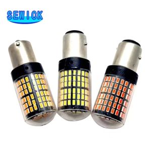 50 Bóng Đèn LED Đa Năng 3014 144SMD CanBus S25 1156 BA15S P21W LED BAY15D PY21W T20 7440 W21W W21/5W Dùng Cho Đèn Xi Nhan