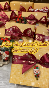 Blu Scents MINI PAW SCENTED CANDLE CHRISTMAS GIFT - Home decor Flurry Paw