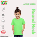 JUNIOR BASIC ROUND NECK SHIRT 100% PREMIUM COTTON JB-7495. 