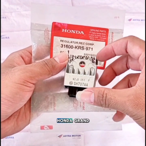 31600-KRS-971 Kiprok Regulator Grand Supra Revo 100 Asli HONDA AHM