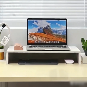 AIODIY Monitor Riser For Desk Monitor Arm Computer Monitor Holder Elevated Desktop Rack Monitor Stand Monitor Rack Suitable for organizing desktop and protecting cervical spine monitor height stand