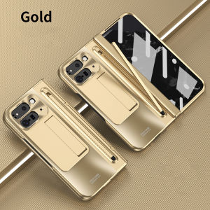 LS | Hinge Protection With S Pen For Google Pixel 11 10 9 Pro Fold Case With Stylus Touch Pen & Screen Protector & Invisible Bracket