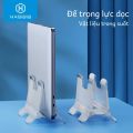 Hagibis Dọc Bàn Để Laptop MacBook Pro Air Trong Suốt Để Bàn Trọng Lực Giá Đỡ Laptop Hỗ Trợ Cho Bề Mặt Sách Máy Tính Bảng. 