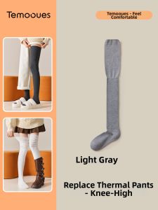 Warm Thigh-High Socks for Slim Effect