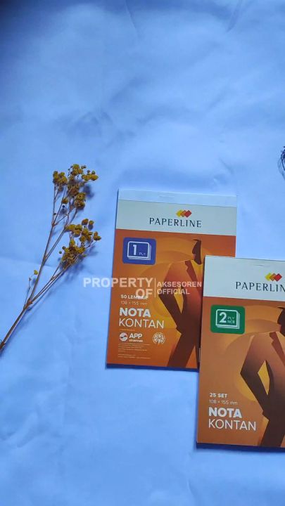 Nota Kontan 2 Ply Paperline [PPL-NK-K2-NCR/10 Buku] / Kertas Nota ...