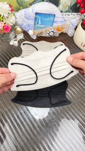 BT 50PCS Independent Packaging Morandi Shaped Mask Good Looking Disposable Trend Men Women Eye Protection Corner Adult Not Single Use Beauty Facial