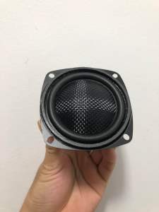 ลำโพงเสียงกลาง3นิ้วหน้าเคฟล่า หมวกไหญ่เคฟล่าแม่เหล็ก 60X15มินวอยส์19มิน ลง4โอห์ม 50W มี1ดอกกะ2ดอกไห้เลือก