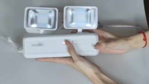 Wall-mounted Double-head Multifuctional Emergency Light Portable Camping Lantern Rechargeable Lamps for Power Outage Use