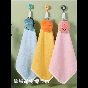 Lap Tangan Handuk Karakter Lucu Cantik Pembersih Tangan Gantung