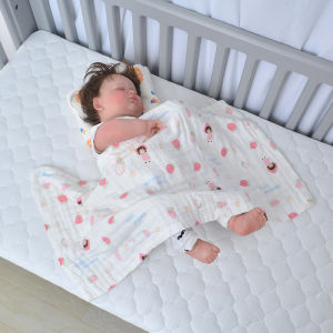 Khăn Trải Giường Trẻ Sơ Sinh Bằng Vải Cotton Mỏng Hình Chữ Nhật Cho Trẻ Em Dưới 3 Tuổi Dùng Trong Phòng Máy Lạnh