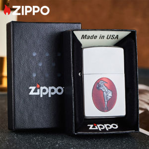 Zippo Satin Chrome Windproof Pocket Lighter | Zippo 205( Lighter Without Fuel Inside )