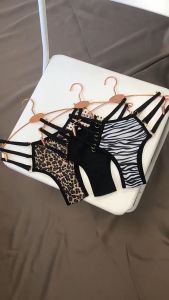 SatisfClothe กางเกงในเซ็กซี่ ลายม้าลาย พิมพ์เสือดาว รุ่นที่แตกต่างกัน เนื้อผ้าดี พร้อมส่งจากไทย 030405