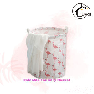 IDeal Home Collapsible Laundry Bag Laundry Bag Laundry Basket Large Clothes Storage Basket Storage Bag Foldable Basket