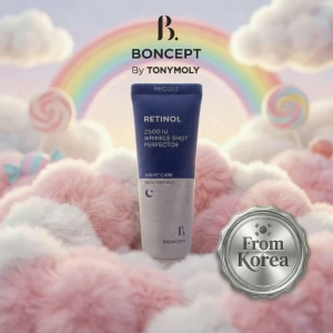 Kem Dưỡng Ban Đêm BONCEPT Retinol 2500IU Wrinkle Shot Perfector - Giảm Nếp Nhăn Dưỡng Ẩm & Trẻ Hóa Da - 15ml