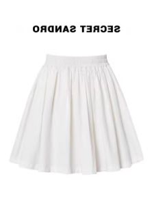 Zhang Yuan Yi French Style Puffy Skirt Womens High Waist A-Line Short Skirt Gentle Wind White Color Summer Fashion 2025