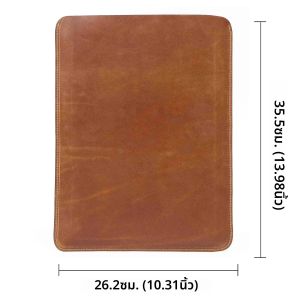 ซองใส่แล็ปท็อปหนังแท้แบบบางเฉียบ เคสหนังบางพิเศษสำหรับปกป้องโน้ตบุ๊กขนาด 14 นิ้ว สำหรับ MacBook iPad Air/Pro