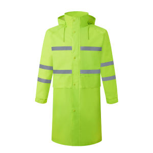 LIKAI | Reflective Double-Layer Thickened Raincoat for Security Property Labor Protection Fishing and Cycling