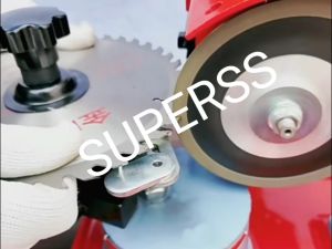 SUPERSS 370W Circular Saw Blade Grinder Sharpener 5Inch Wheel Rotary Angle Mill Grinding For Carbide Tipped Saw Wood-Based Panel