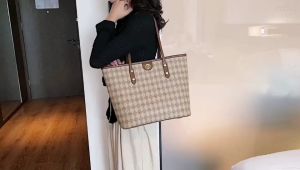 BJ60331 (2IN1) - KHAKI/BROWN TAS TOTEBAG SLEMPANG SLINGBAG HANDBAG JINJING WANITA FASHION KOREA CHINA IMPORT MODIS ELEGAN TERMURAH TERLARIS TERBARU BAGSTORE JAKARTA TAS BATAM ZCJ0331