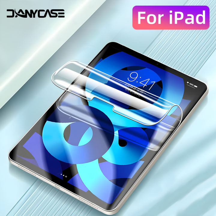 Ultra-fin 0.18mm Anti-rayures Film Protection écran Hydrogel Pour IPad (8, 9, 10, Air, Mini, Pro, M4) - Ultra-fin Et Auto-réparant - Kit Complet Protège- écran Ultra-fin - Foto 11