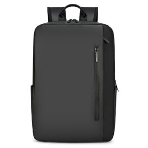 New Business Commuter Mens Casual Travel Laptop Bag Large Capacity Simple Backpack Double Shoulder Bag for 14 Inch Laptop